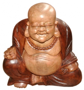 Wood Carving Antique Buddha