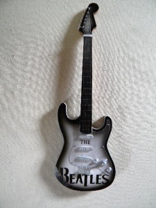 Miniature Guitar Beatles