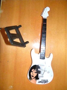 Miniature Guitar Mick Jagger