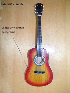 Miniature Guitar Acoustic