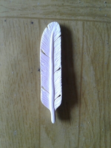 Feather,Bone Carving
