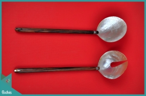 Cheap Seashell Couple Spoon Decorative Direct Artisans