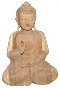 Wood Carving Buddha Statue