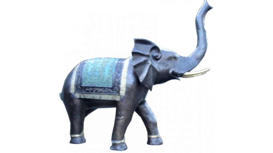 Antique Bronze Art Elephant