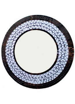 wholesale Antique Mirror Glass Circle, Antique Wooden Hand Carved Mirror, Round Wall Mirror, Vintage Celestial Wooden Round Mirror, Home Decoration