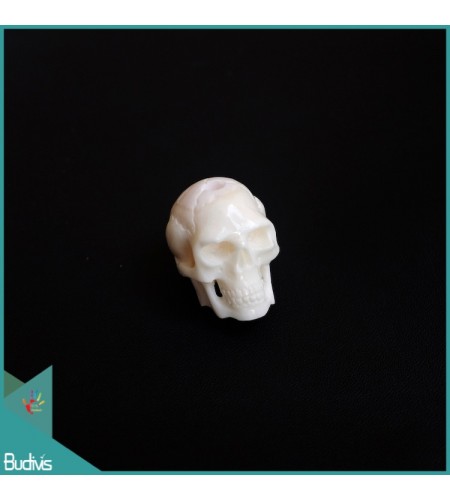 Bali Bone Carved Skull Jewelry Making - Small