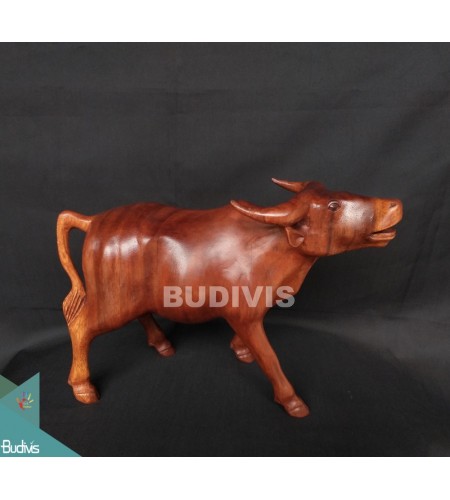 Bali Manufacturer Wood Carved Cow Wholesale