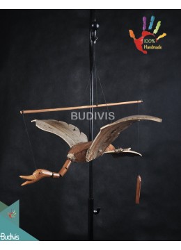 wholesale Bali Wholesale Flying Bird Outdoor Hanging Bamboo Windchimes, Bamboo Crafts