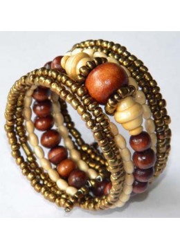 wholesale Bali Wire Choker Beaded Bracelet, Costume Jewellery
