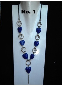 wholesale Beaded Glasses Necklace, Costume Jewellery