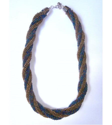Beaded Twisted Necklace