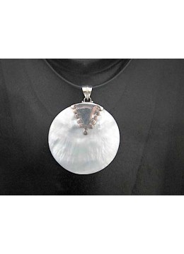 wholesale Beautiful Mop Sea Shell Pendant With Sterling Silver Silver 925 From Artisans, Costume Jewellery