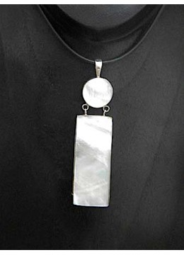 wholesale Beautiful Mop Sea Shell Pendant With Sterling Silver Silver 925 From Artisans, Costume Jewellery
