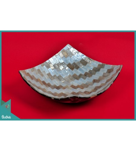 Best Seller Decorative Bowl Square Seashell  In Handmade
