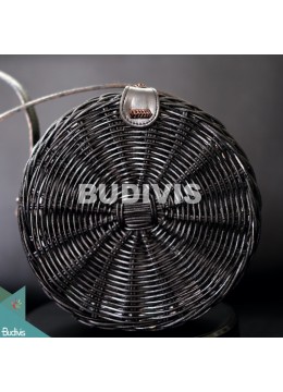 wholesale Black Hand Woven Natural Atta Round Bag Best Selling, Fashion Bags