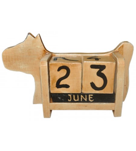 Box Calendar Dog Decor