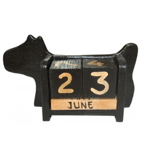 Box Calendar Dog Home Decor