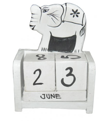 Box Calendar Elephant Decor