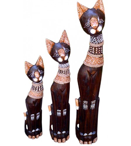 Cat Statue set of 3