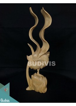 wholesale Direct Artisans Wood Carved Kissing Affordable, Home Decoration