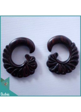 wholesale Direct Crafter Bali Wooden Earring Body Piercing C Style, Costume Jewellery