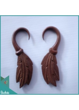 wholesale Factory Price Wooden Earring Body Piercing Wings, Costume Jewellery