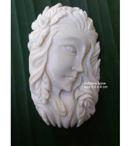 From Bali Ox Bone Carved Pendent Factory Price