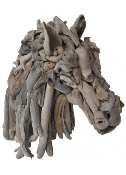 wholesale Head Horse Recycled Driftwood, Home Decoration