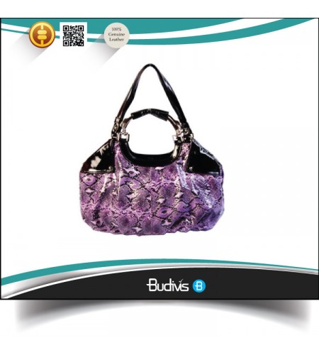 In Handmade Guaranteed 100% Genuine Exotic Python Skin Handbag