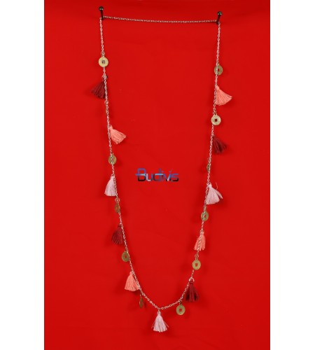 Long Chain Multi Tassel Necklaces