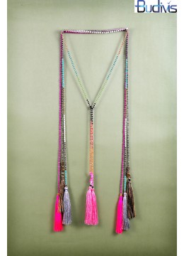 wholesale Long Tassel Necklace Scarf, Costume Jewellery