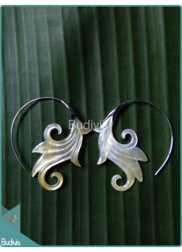 wholesale Lotus Flower Earrings Sterling Silver Hook 925, Costume Jewellery