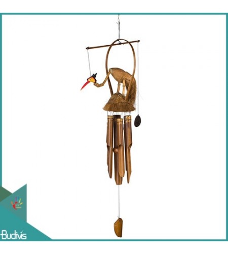 Manufactured Outdoor Hanging Bird Bamboo Wind Chimes