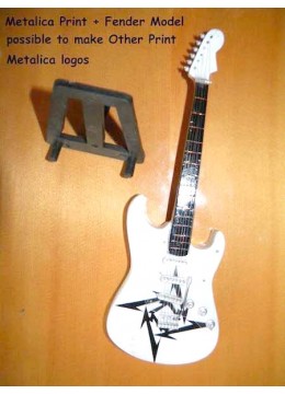 wholesale Miniature Guitar Metallica Type, Handicraft