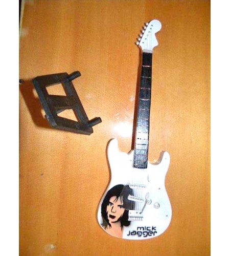 Miniature Guitar Mick Jagger