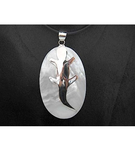Mop Shell Pendant With Silver Jewelry 925 Direct Bali Sourcing