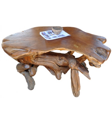 Natural Wood Root Table