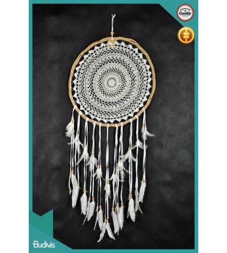 New! Rattan Twisted Hanging Dreamcatcher Crocheted