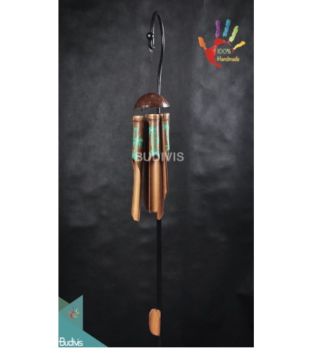 Outdoor Hanging Windchimes Coco Tree Hand Painting