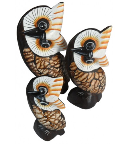 Owl set of 3 Home Decor