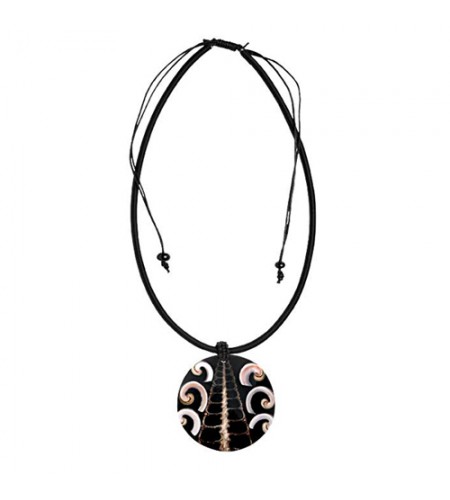 Resin Pendant Seashell Sliding Necklace Chain Direct Artisan