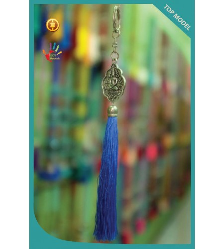Top Art Buddha Tassel Keychain