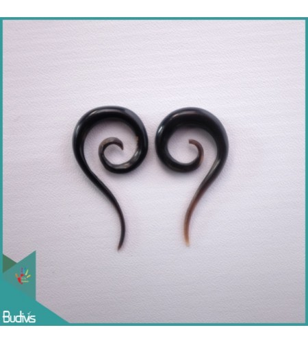 Top Sale Bali Spirall Black Horn Body Piercing