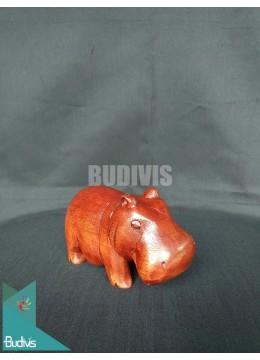 wholesale Top Sale Wood Carved Hippopotamus Direct Artisans, Home Decoration