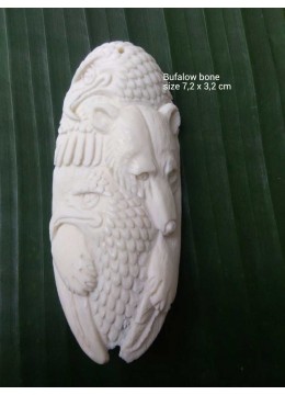 wholesale Top Selling Bali Ox Bone Carved Carved Pendant, Costume Jewellery