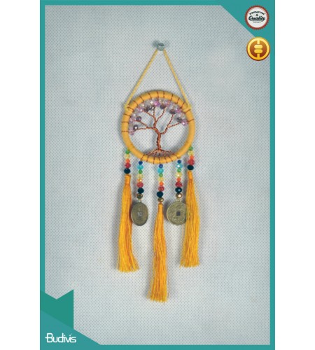 Top Selling Mini Car Hanging Tree Dreamcatcher Crystal