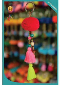 wholesale Top Tassel Keychain Pom Pom, Costume Jewellery