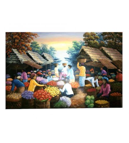Traditional Market Painting