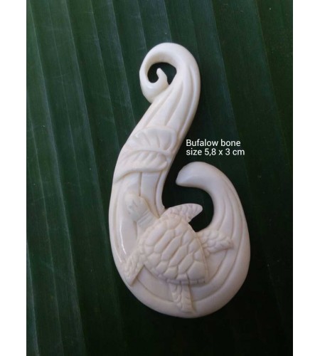 Wholesale Cheap Bali Ox Bone Carved Pendant Spirit