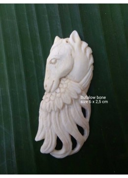 wholesale Wholesale Cheap Bali Ox Bone Carved Pendant Spirit, Costume Jewellery